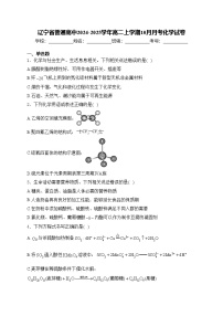 辽宁省普通高中2024-2025学年高二上学期10月月考化学试卷(含答案)