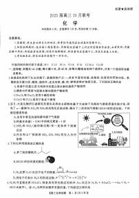 2025届湖南省天壹名校联盟高三10月化学试卷（附参考答案）