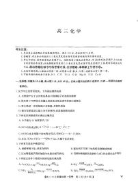 2024-2025学年九师联盟高三上学期10月期中联考化学试卷及答案