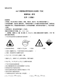 河南省部分学校2024-2025学年高一上学期10月青铜鸣联考 化学试题