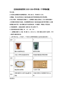 江西省多校联考2023-2024学年高一下学期月考化学试卷（解析版）