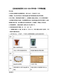 江西省多校联考2023-2024学年高一下学期月考化学试卷(解析版)