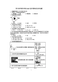 四川省广安市华蓥中学2024-2025学年高一上学期11月期中考试 化学试题