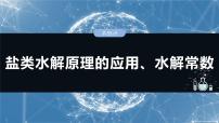 2025年高考化学一轮复习课件（新高考版）大单元4 第12章　第55讲　盐类水解原理的应用、水解常数