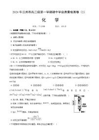 甘肃省兰州第一中学2024-2025学年高二上学期11月期中考试 化学试题