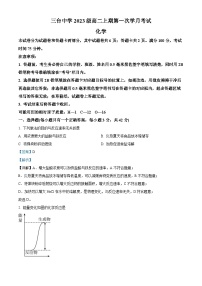 四川省绵阳市三台中学2024-2025学年高二上学期10月月考化学试卷（Word版附解析）