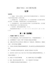 化学丨湖南省名校联考2025届高三10月联考化学试卷及答案