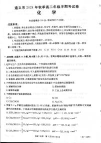 贵州省遵义市2024-2025学年高二上学期11月期中测试化学试卷