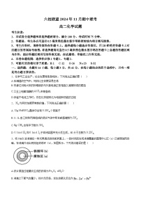 河北省保定市六校联盟2024-2025学年高二上学期11月期中联考 化学试题