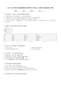 2024～2025学年吉林长春朝阳区长春市第二中学高一(上)期中化学试卷(第二学程)[原题+解析]