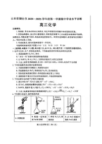 山东省烟台市2024-2025学年高三上学期期中学业水平诊断考试化学试卷（PDF版附答案）