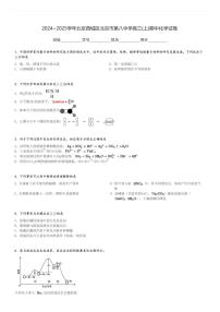 2024～2025学年北京西城区北京市第八中学高三(上)期中化学试卷[原题+解析]