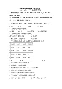 湖南省邵东市2024-2025学年高一上学期期中考试化学试题