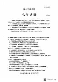 山东省泰安市2024-2025学年高二上学期期中考试化学