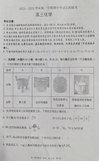 河北省邯郸市部分校2024-2025学年高三上学期11月联考 化学试题