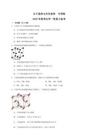 2025年高考化学一轮复习备考专项练 分子晶体与共价晶体