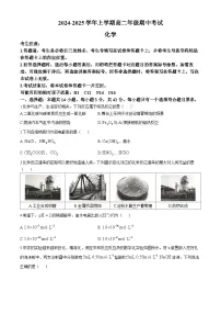 河南省濮阳市2024-2025学年高二上学期期中考试 化学试卷(无答案)