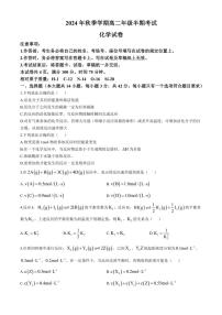 重庆市第九十四初级中学校2024～2025学年高二(上)期中化学试卷(含答案)