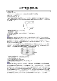 备战2025年高考二轮复习化学（湖南版）选择题热点练10 多平衡体系图像及分析（Word版附解析）