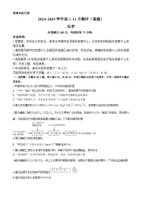 福建省泉州市2024-2025学年高三上学期期中考试 化学试题（含解析）