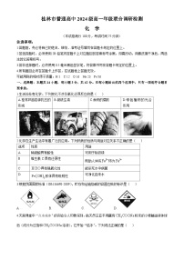 广西桂林市普通高中2024-2025学年高一上学期期中检测化学试题