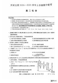 河南省开封五校2024-2025学年高二上学期11月期中联考化学试题（PDF版附解析）