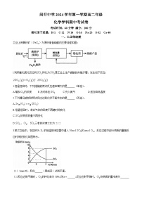 上海市闵行中学2024-2025学年高二上学期期中考试  化学试题