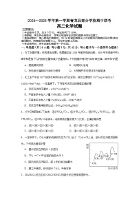 河北省秦皇岛市青龙满族自治县青龙部分学校2024-2025学年高二上学期11月期中化学试题