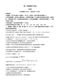 河北省秦皇岛市部分校2024-2025学年高三上学期期中考试化学试题
