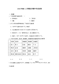 2025岳阳临湘高三上学期11月期中化学试题含答案