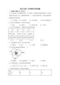 湖南省岳阳市岳阳县第一中学2024～2025学年高一(上)期中化学试卷(含答案)