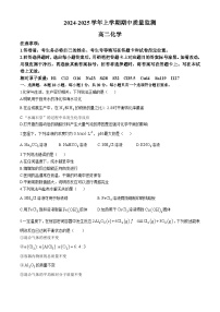 山东省潍坊市2024-2025学年高二上学期11月期中化学试题
