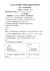 福建省福州市福九联盟2024-2025学年高二上学期11月期中联考 化学试题（解析版）-A4