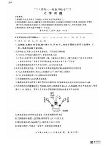 2025届百师联盟高三上学期11月联考化学试题+答案