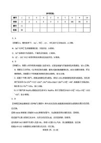 重庆市第八中学校2024-2025学年高一上学期11月月考 化学试题