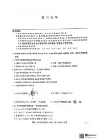 九师联盟2025届高三上学期教学质量监测11月联考化学