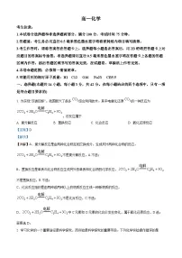 河南省九师联考2024-2025学年高一上学期11月期中考试化学试卷（Word版附解析）