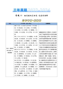 三年高考真题（2022-2024）分类汇编 化学 专题05 物质结构与性质 元素周期律 含解析