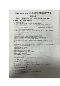 辽宁省大连市滨城市2023_2024学年高二化学上学期11月期中试卷pdf