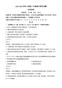 河南省郑州市十校联考2024-2025学年高二上学期11月期中联考 化学试题 含解析