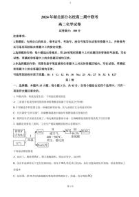 湖北省部分名校2024～2025学年高二(上)期中联考化学试卷(含答案)