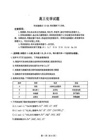2024年陕西金太阳高三上学期11月化学试题