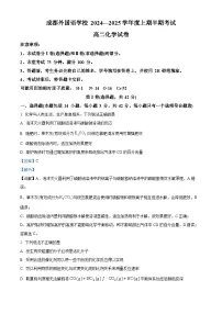 四川省成都外国语学校2024-2025学年高二上学期期中检测化学试题（Word版附解析）