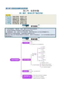 高中化学人教版 (2019)选择性必修1第二节 化学平衡第3课时学案设计