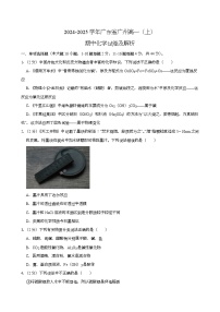 广东省广州市2024-2025学年高一上学期期中考试 化学试题（含解析）