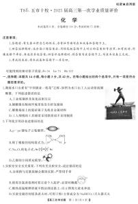 化学丨湖南省T8&五市十校”2025届高三12月第一次学业质量评价联考化学试卷及答案