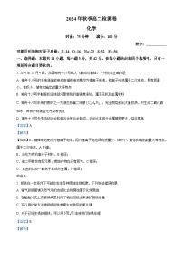 湖南省长沙市长郡中学等校联盟2024-2025学年高二上学期12月月考化学试卷（Word版附解析）