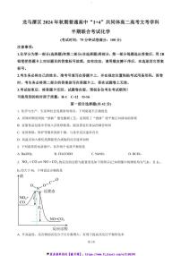2024～2025学年四川省泸州市龙马潭区普通高中“14”共同体高二(上)期中联考(月考)化学试卷(含答案)