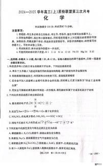 2025届河北名校联考高三上学期12月月考化学试题（含答案）