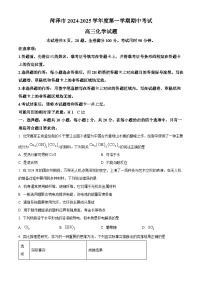 山东省菏泽市2024-2025学年高三上学期期中考试化学试题（含解析）